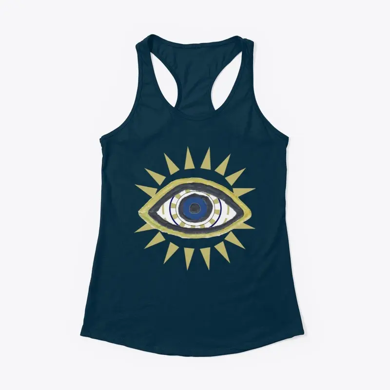 Threefold Protection Evil Eye Tanktop