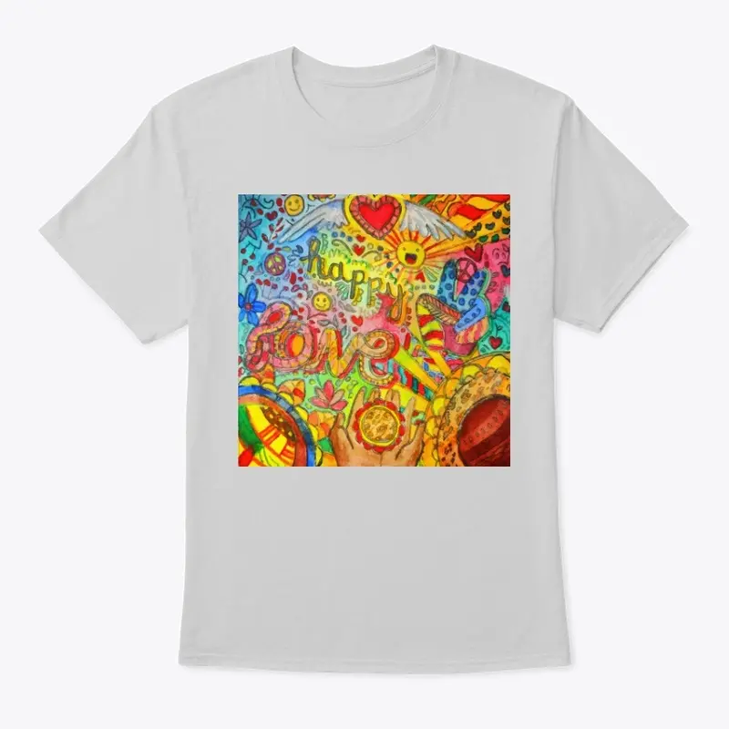 Peace, Love n' Sunshine Crew Neck Tee