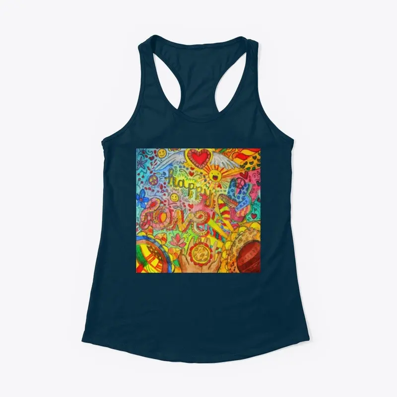 Peace, Love n' Sunshine Racerback Tank